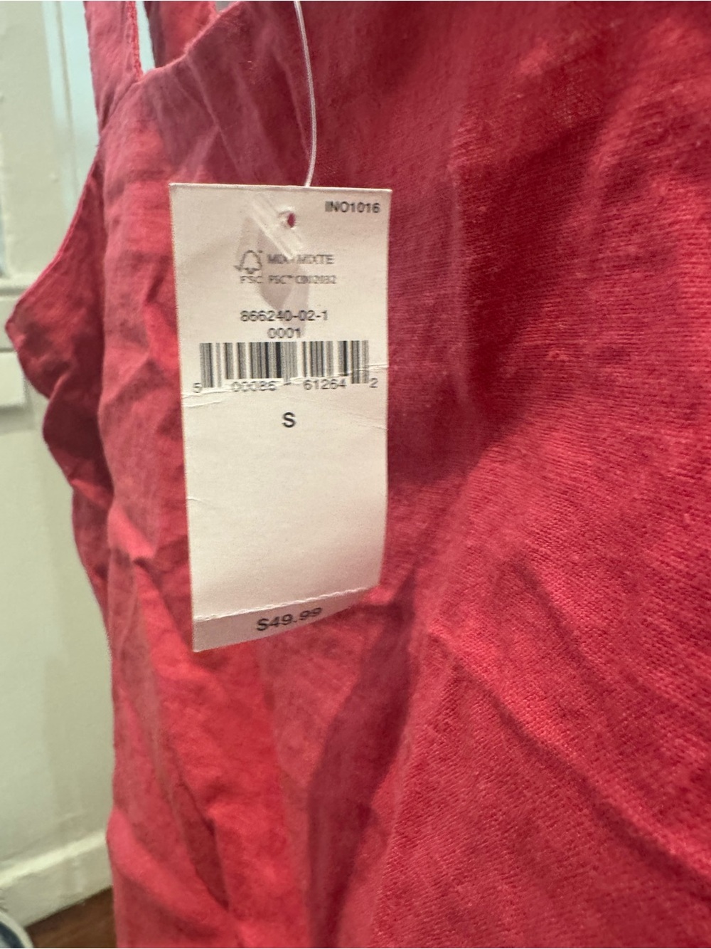 Banana Republic Raspberry Square-Neck Tank Top - Picture 4 of 4